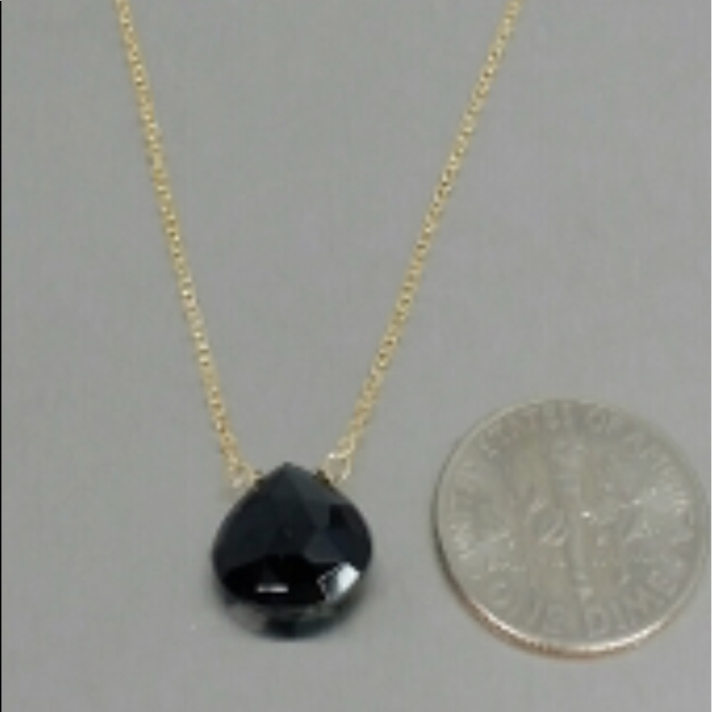 10mm Black Spinel 18 “ necklace